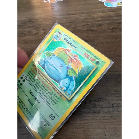 Venusaur Stage 2 Pokémon Holographic 1999 Trading Card - Picture 3 of 3
